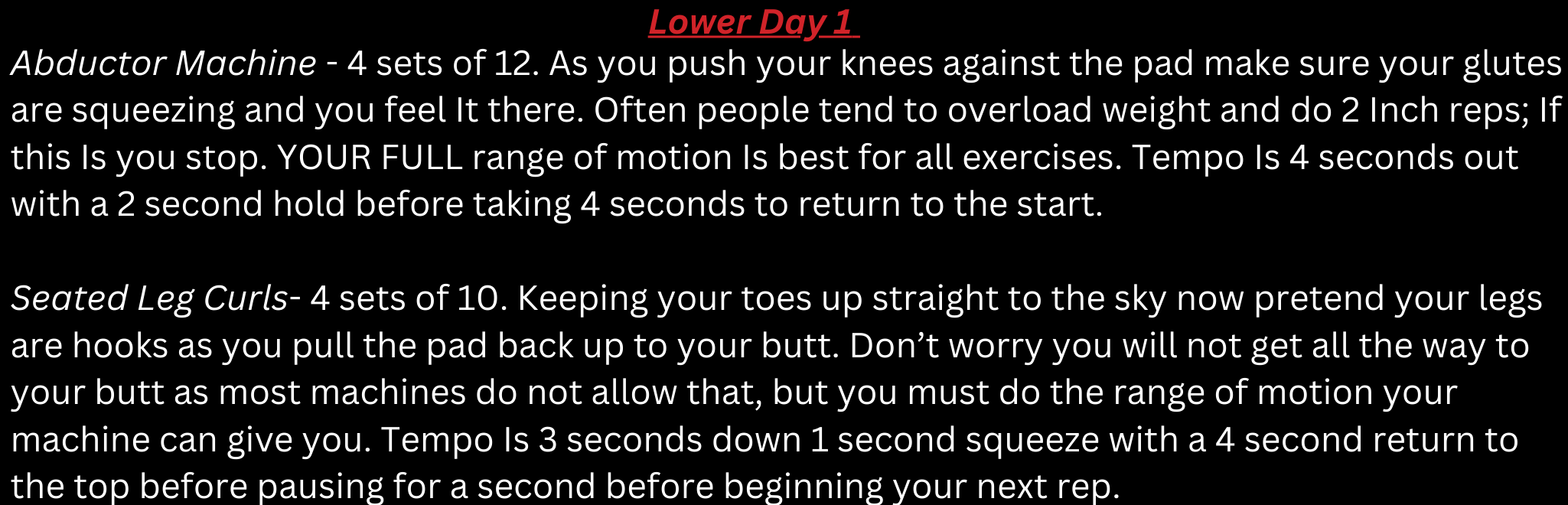 glute workout