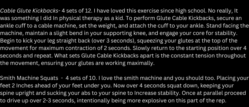 glute workouts